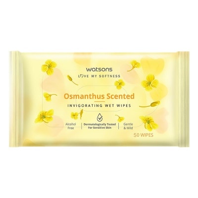 WATSONS - Osmanthus Scented Invigorating Wet Wipes 50'S