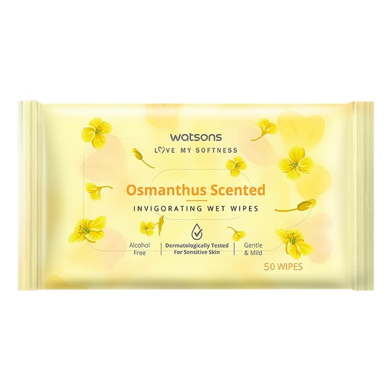 Osmanthus Scented Invigorating Wet Wipes 50'S
