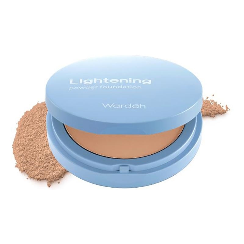 WARDAH Wardah Lightening Powder Foundation Extra Cover 04 Neutral Sand (42N) 10g