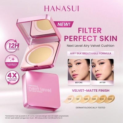 HANASUI - Next Level Airy Velvet Cushion W42 Golden&nbsp;Sand 15g