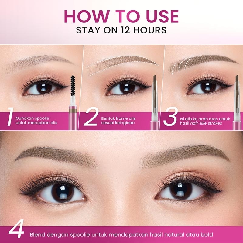 Next Level 2in1 Browmatic Definer #01 Natural Brown 0.06g