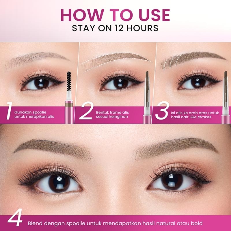 Next Level 2in1 Browmatic Definer #02 Deep Brown 0.06g