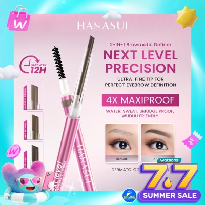HANASUI - Next Level 2in1 Browmatic Definer #02 Deep Brown 0,06g
