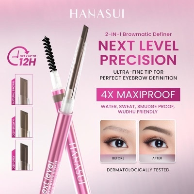 HANASUI - Next Level 2in1 Browmatic Definer #03 Deep Grey 0.06g