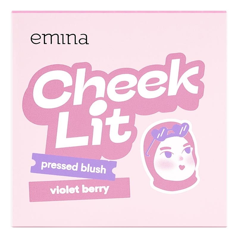 Cheek Lit Pressed Blush 3.5 gr - 01 Violet Berry