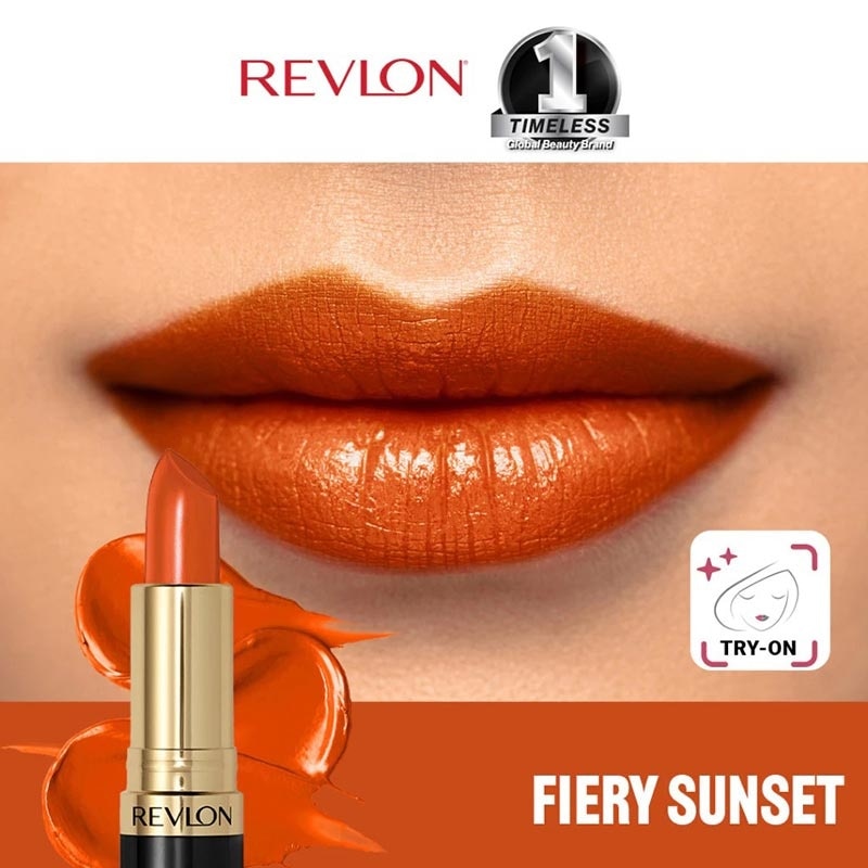 Revlon Super Lustrous Matte Lipstik 005 Fiery Sunset