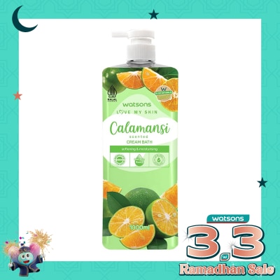 WATSONS Calamansi Scented Cream Bath 1000ml
