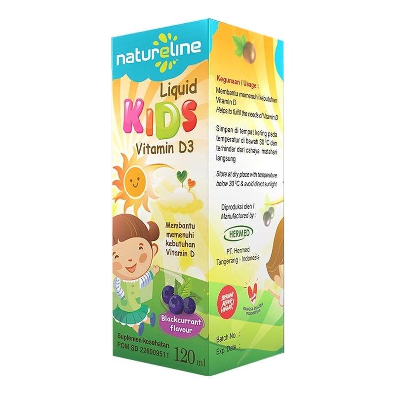 Vitamin D3 400 IU Kids Liquid 120ml image