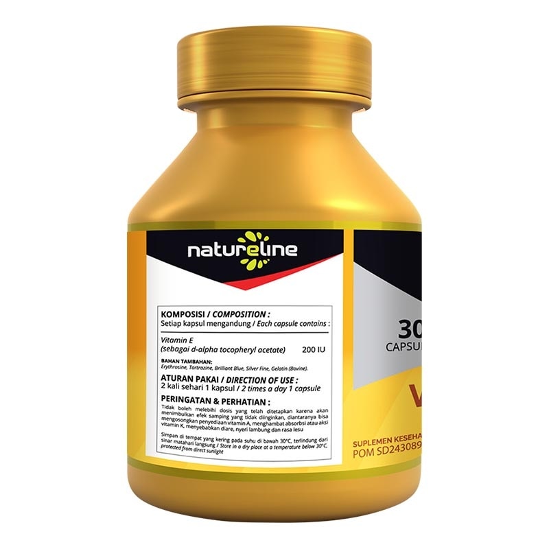 Vitamin E 200 IU Kapsul 30'S