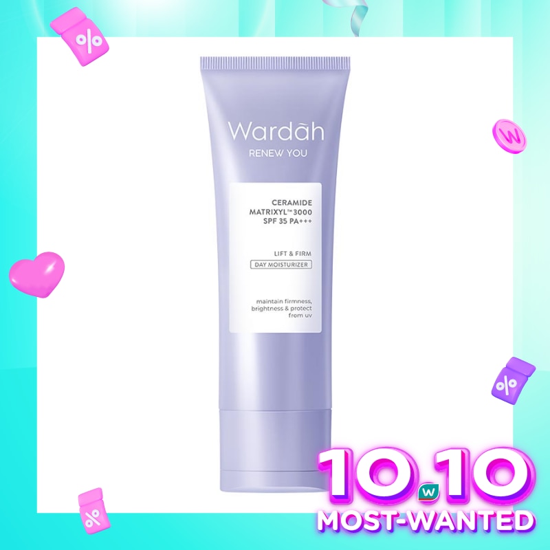 Wardah Renew You Ceramide Martrixyl™? 3000 Lift & Firm SPF35 PA+++ Day Moisturizer 15g