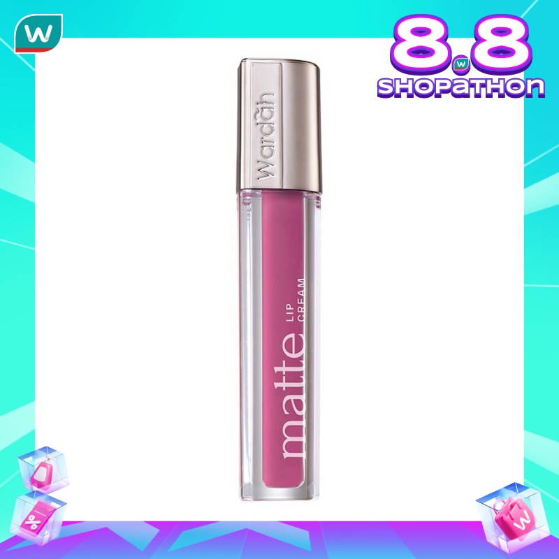 Promo Harga Wardah Exclusive Matte Lip Cream 05 Speachless 4 gr - Watsons
