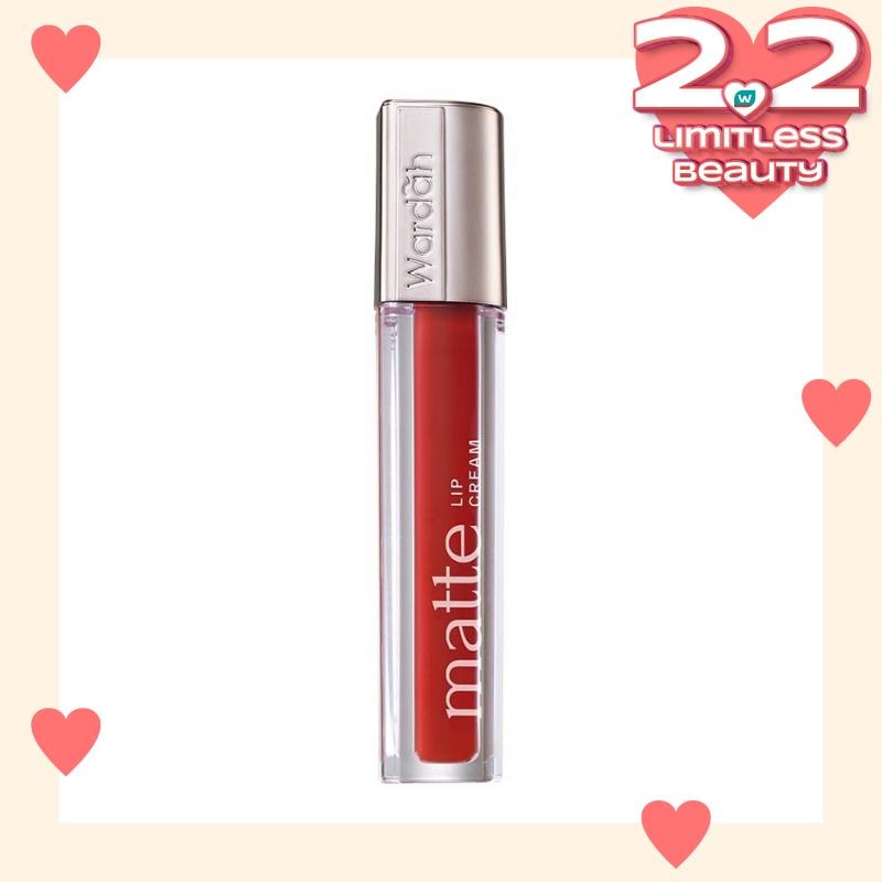 Promo Harga Wardah Exclusive Matte Lip Cream 06 Feeling Red 4 gr - Watsons