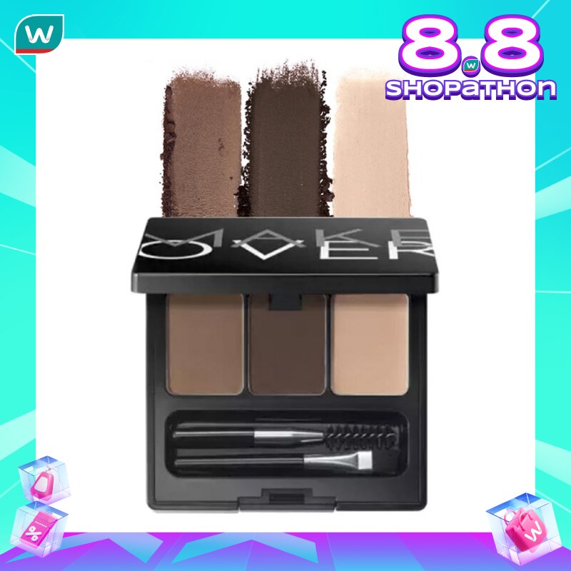 MAKE OVER Make Over Eye Brow Definition Kit 01 Dark Brown 6.4g
