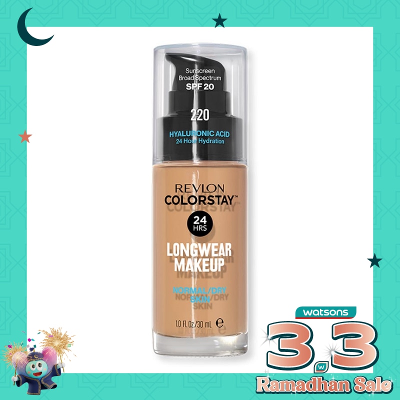 Revlon ColorStay Longwear Make Up Liquid Foundation Normal Dry Skin 220 Natural Beige