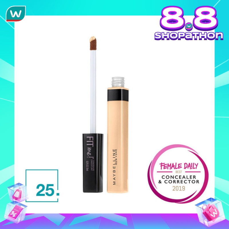 Promo Harga Maybelline Fit Me! Concealer 10 Light 6 ml - Watsons