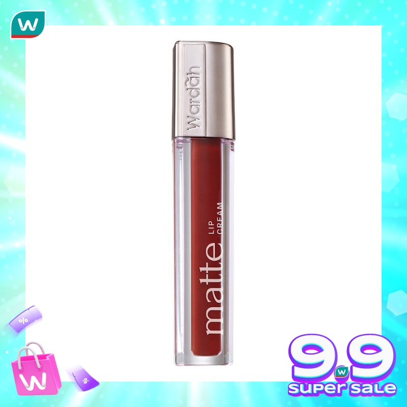 Promo Harga Wardah Exclusive Matte Lip Cream 07 Hello Ruby 4 gr - Watsons