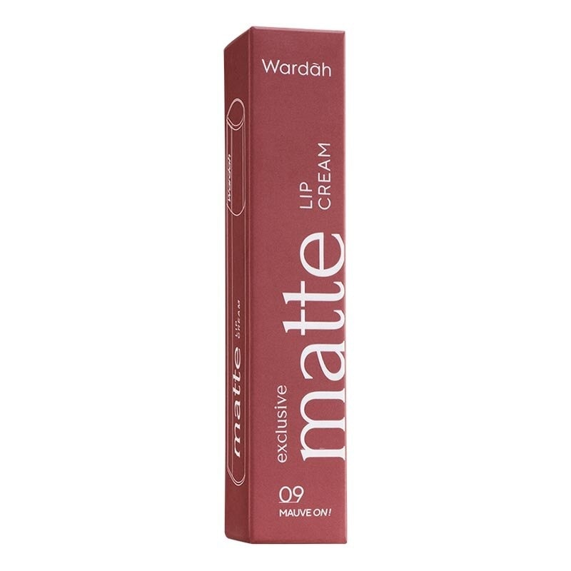 Wardah Exclusive Matte Lip Cream 09 Mauve On! 4g