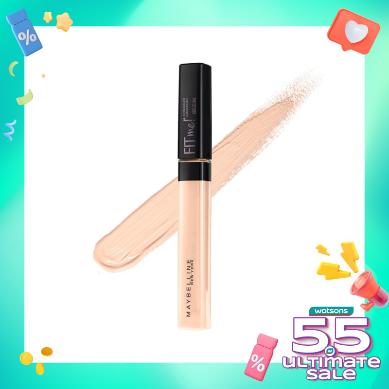 Promo Harga Maybelline Fit Me! Concealer 15 Fair 6 ml - Watsons