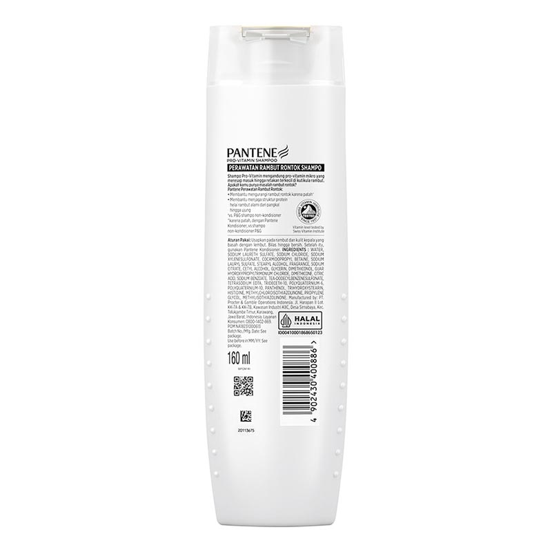 PRO-V Shampoo Hair Fall Control 160 ml - Perawatan Rambut Rontok