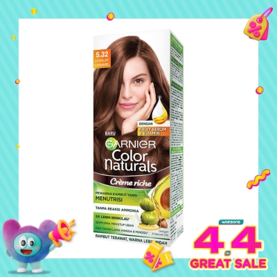 GARNIER - Color Naturals Crème Riche 5.32 Caramel Brown