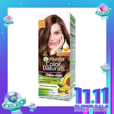 GARNIER Color Naturals Crème Riche 5.32 Caramel Brown