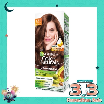 GARNIER Color Naturals Crème Riche 5.32 Caramel Brown