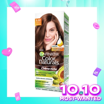 GARNIER Color Naturals Crème Riche 5.32 Caramel Brown