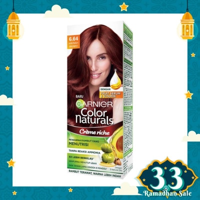 GARNIER Color Naturals Crème Riche 6.64 Merah Berry