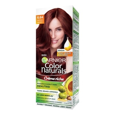 GARNIER Color Naturals Crème Riche 6.64 Merah Berry