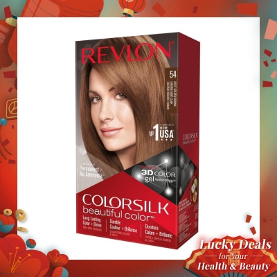 REVLON Colorsilk Beautiful Color (Hair Color) Light Golden Brown 54