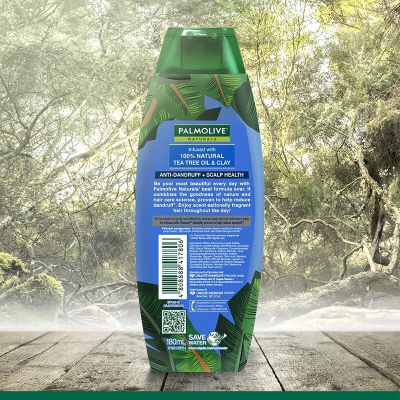 Palmolive Naturals Shampoo & Conditioner Anti Dandruff 180ml - Shampo Kondisioner