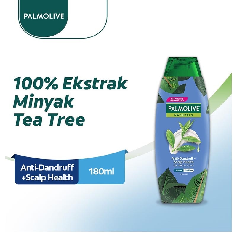 Palmolive Naturals Shampoo & Conditioner Anti Dandruff 180ml - Shampo Kondisioner