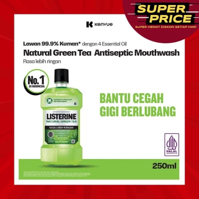 LISTERINE Natural Green Tea 250ml