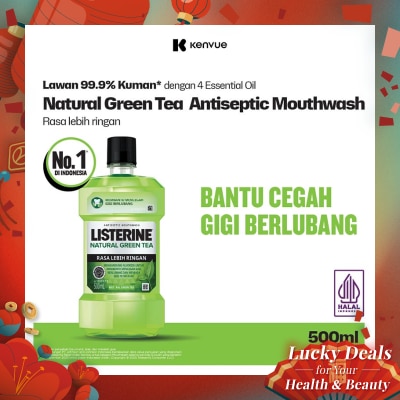 LISTERINE Natural Green Tea 500ml