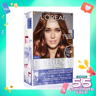 L'OREAL Excellence Fashion Ultra Light 01 Ultra Light Natural Brown
