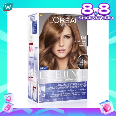 L'OREAL L'Oreal Excellence Fashion Ultra Light 03 Ultra Light Ash Brown