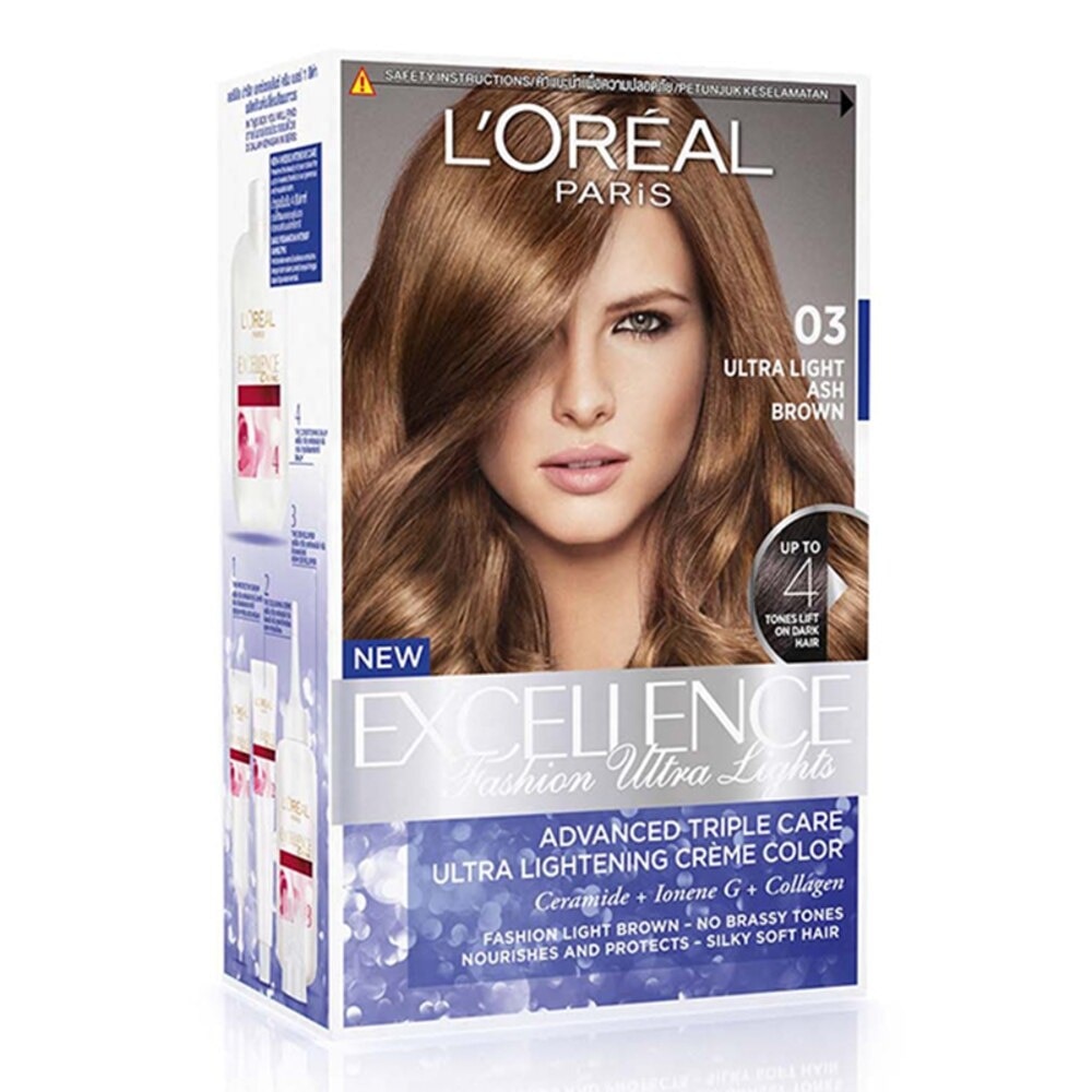 L'OREAL Excellence Fashion Ultra Light 03 Ultra Light Ash Brown