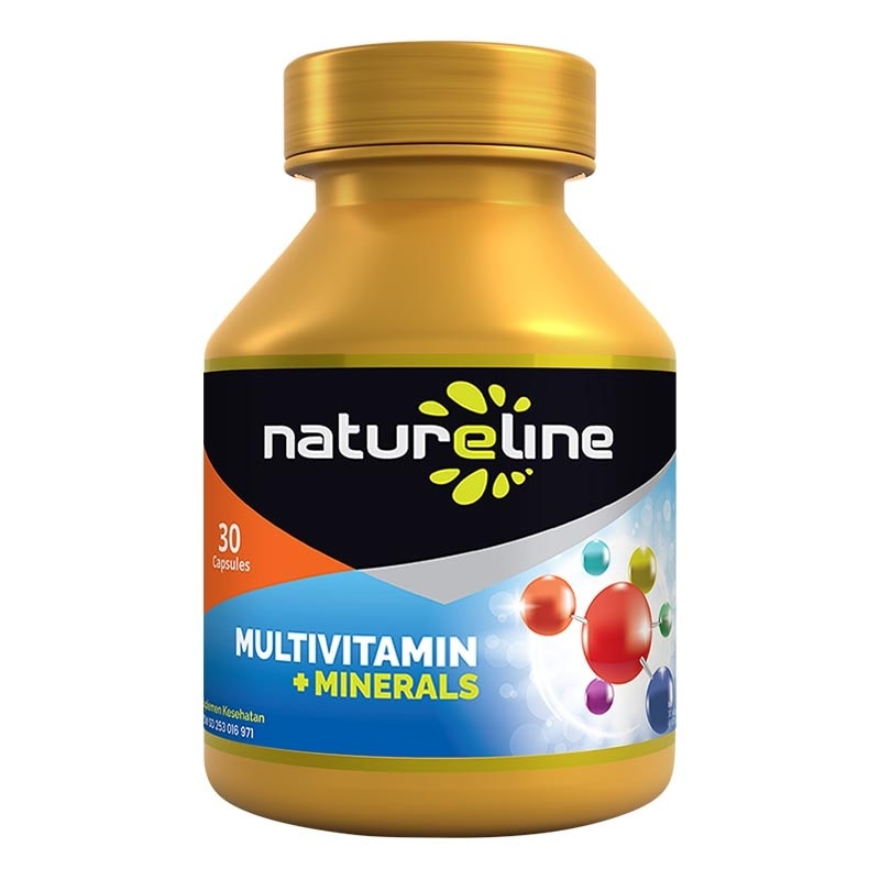 Kapsul Multivitamin + Minerals Kapsul 30'S