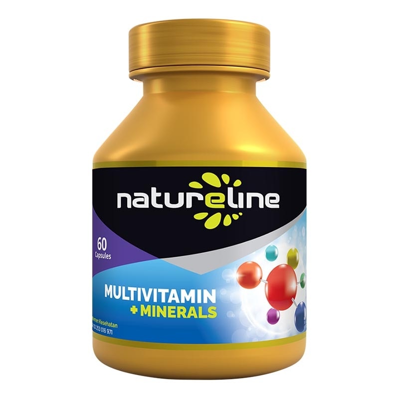 Kapsul Multivitamin + Minerals Kapsul 60'S