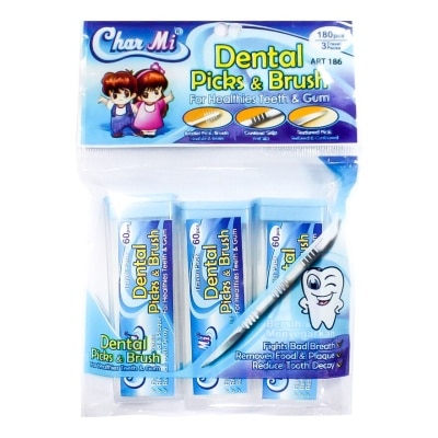 CHARMI Dental Picks&Brush180'S