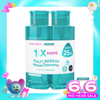 HANASUI - Twin Pack Calm & Clear Micellar Water 300ml