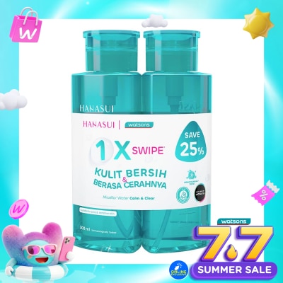 HANASUI - Twin Pack Calm & Clear Micellar Water 300ml