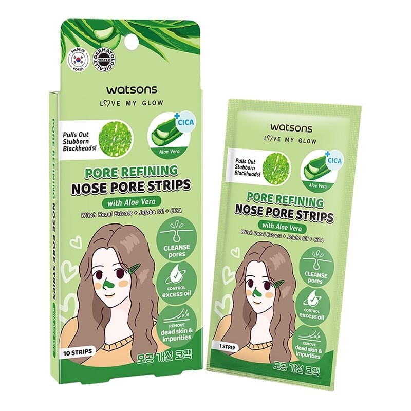 Pore Refining Nose Pore Strip Aloe Vera 10'S