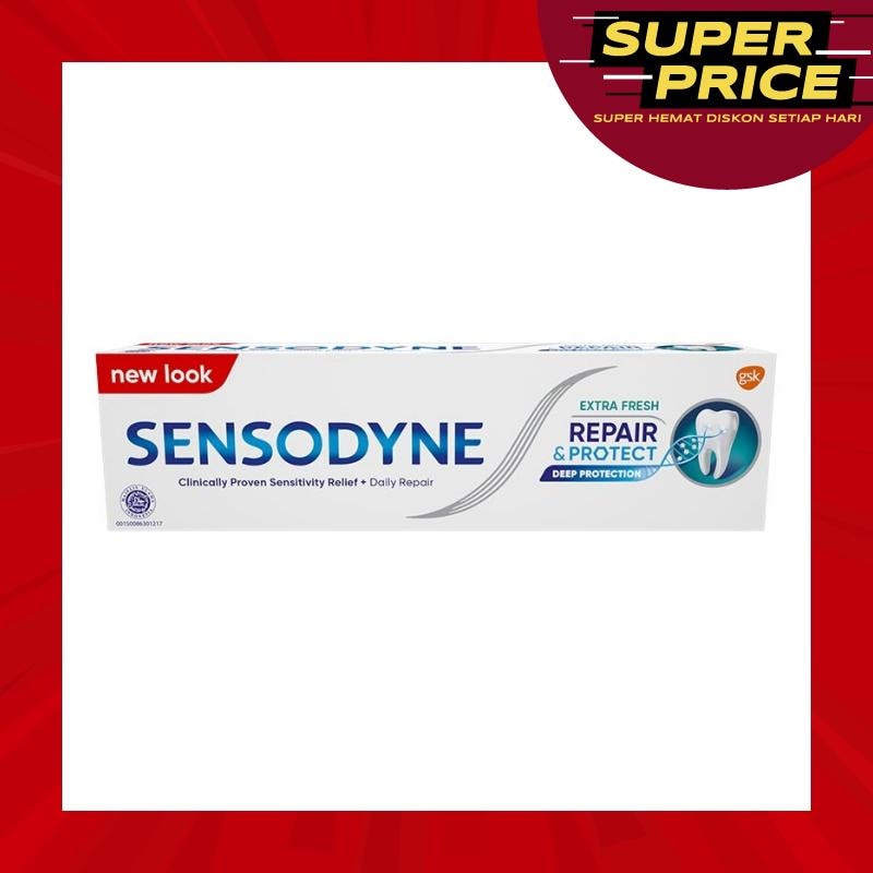 Promo Harga Sensodyne Pasta Gigi Repair & Protect Extra Fresh 100 gr - Watsons