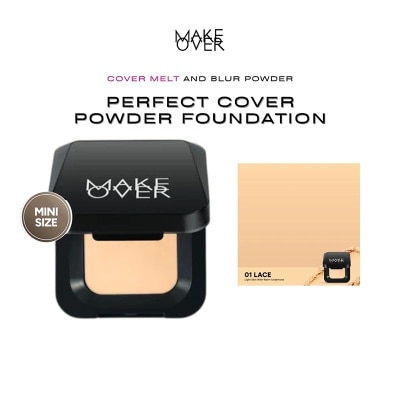 MAKE OVER - Perfect Cover Powder Foundation Mini 01 Lace 4.4g