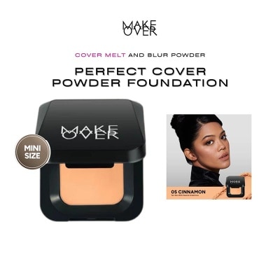 MAKE OVER - Perfect Cover Powder Foundation Mini 05 Cinnamon 4.4g