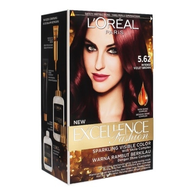 L'OREAL Excellence Fashion Hair Color - 5.62 Intense Violet Brown