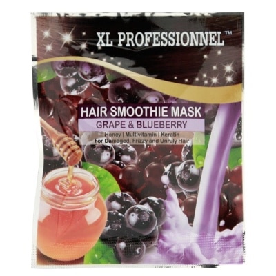 XL PROFESSIONNEL Hair Smoothie Mask Grape & Blueberry Sachet 25g