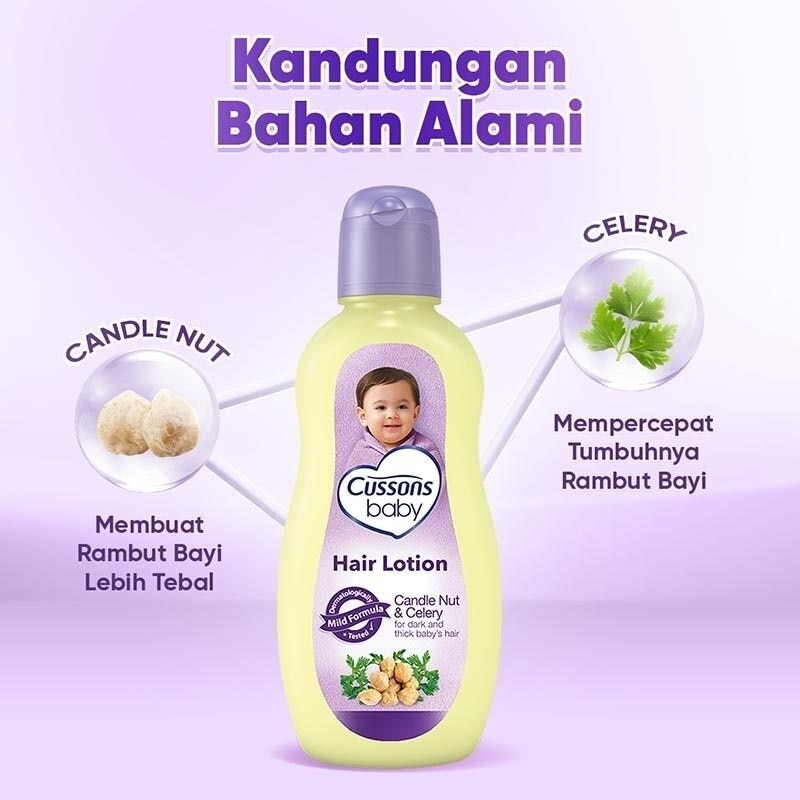 Twin Pack Baby Hair Lotion Candle Nut & Celery 100ml