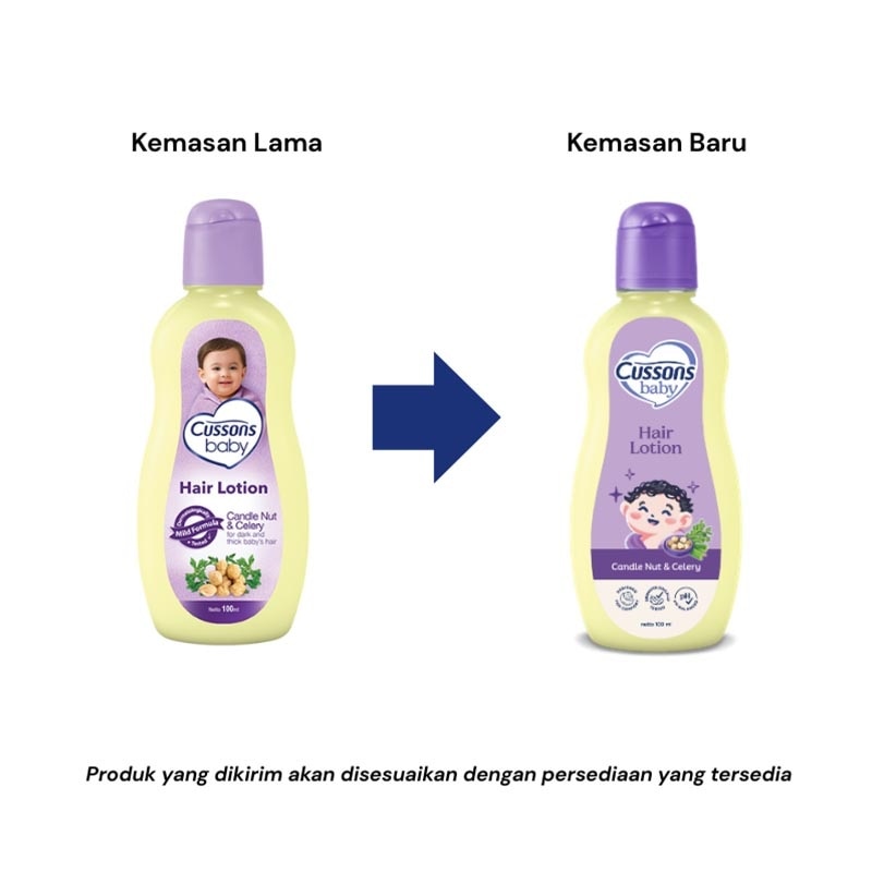 Twin Pack Baby Hair Lotion Candle Nut & Celery 100ml